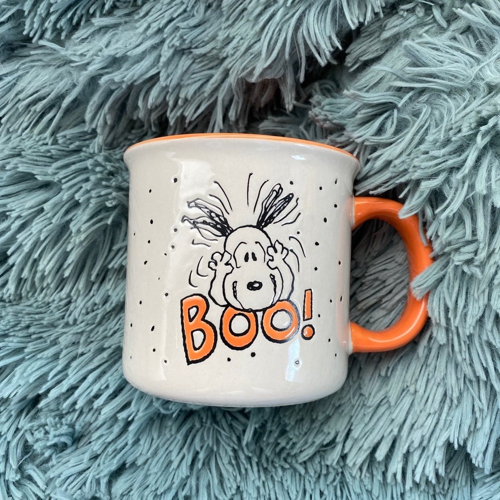 NEW Peanuts Snoopy Halloween Fall Boo!‎ Oversized Mug Coffee Cup